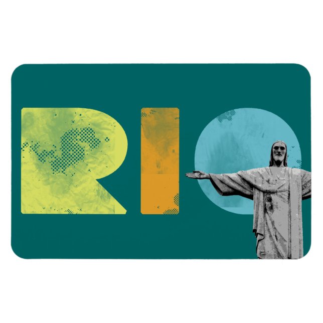 Íman rio de janeiro e cristo redentor (Horizontal)