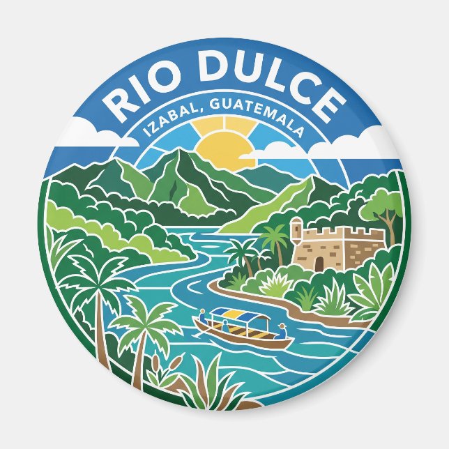 Íman Rio Dulce Guatemala (Frente)