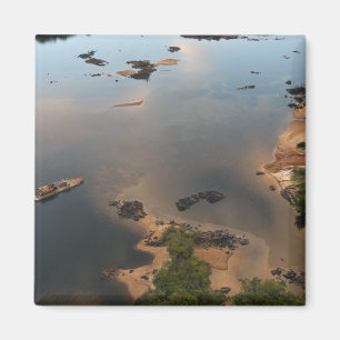 Íman Rio Essequibo, o rio mais longo da Guiana, e 2