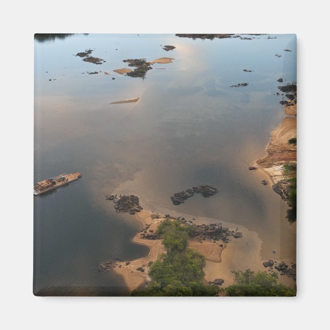 Íman Rio Essequibo, o rio mais longo da Guiana, e 2 (Frente)