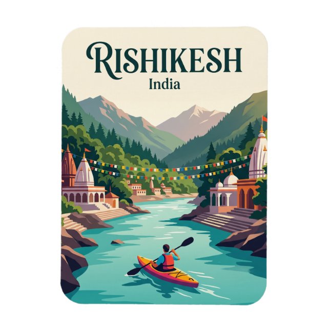 Íman Rio Ganges Rishikesh Índia (Vertical)