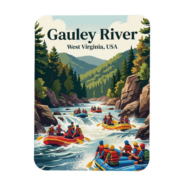 Íman Rio Gauley, Virgínia Ocidental, EUA (Vertical)