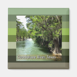 Íman Rio Guadalupe em Gruene, Texas Magnet