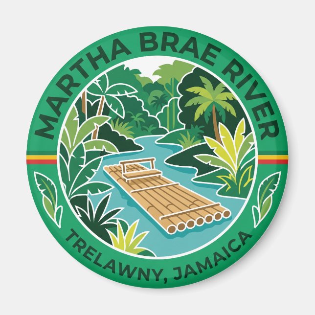 Íman Rio Martha Brae Jamaica (Frente)