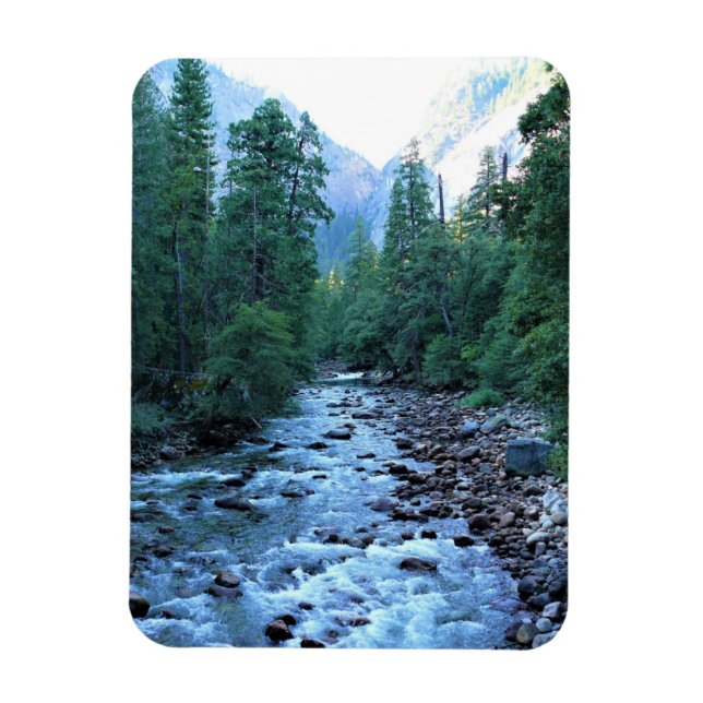 Íman Rio Merced por Happy Isles, Yosemite, CA (Vertical)