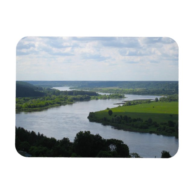 Íman Rio Nemunas em Vilkija, LITUÂNIA. (Horizontal)