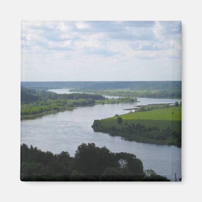 Íman Rio Nemunas em Vilkija, LITUÂNIA. (Frente)