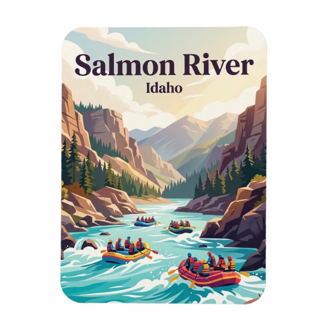 Íman Rio Salmon Idaho, EUA (Vertical)