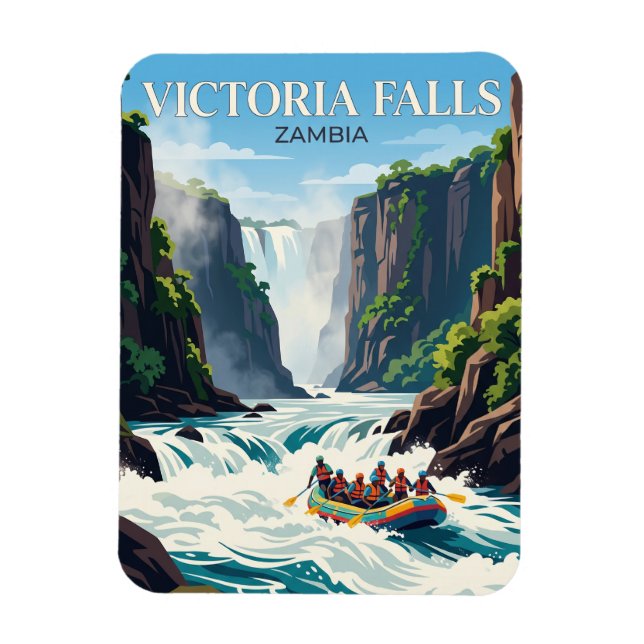 Íman Rio Zambeze em Victoria Falls Zâmbia (Vertical)