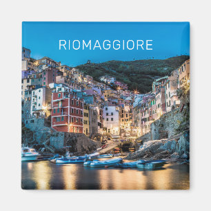 Íman Riomaggiore Cinque Terre La Spezia Itália Panorama