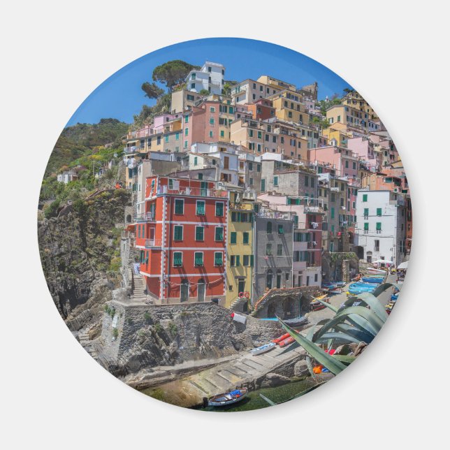 Íman Riomaggiore Cinque Terre Liguria Itália (Frente)