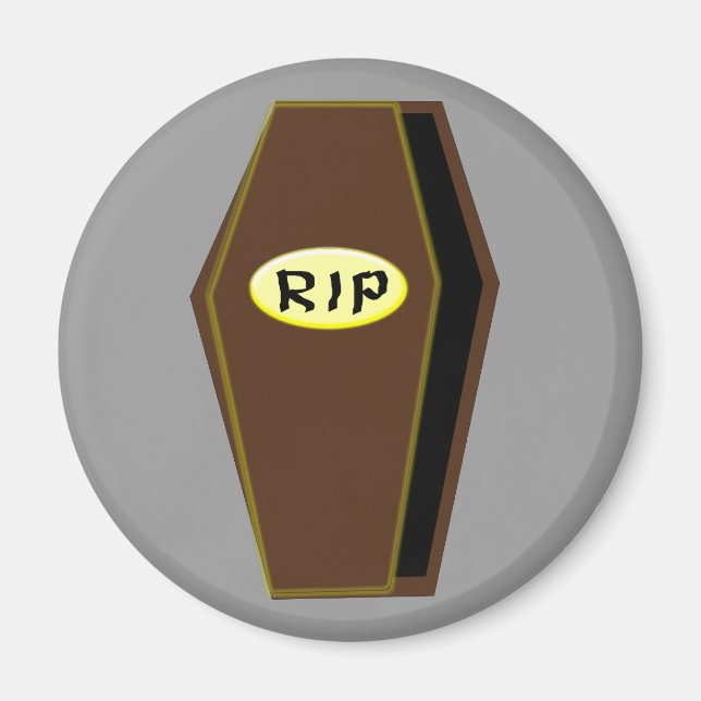 Íman RIP Coffin do Doom Magnet (Frente)