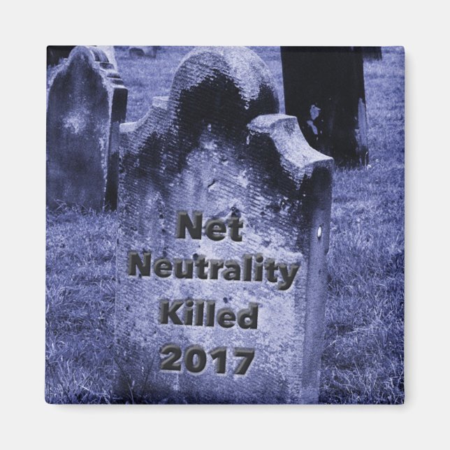 Íman RIP Neutralidade Net Gravestone (Frente)