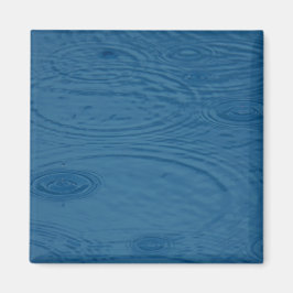 Íman Ripais De Chuva (Ondas De Água Azul)