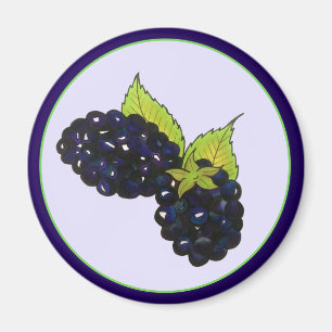 Íman Ripe Summer Blackberry Blackberry Berry Berries
