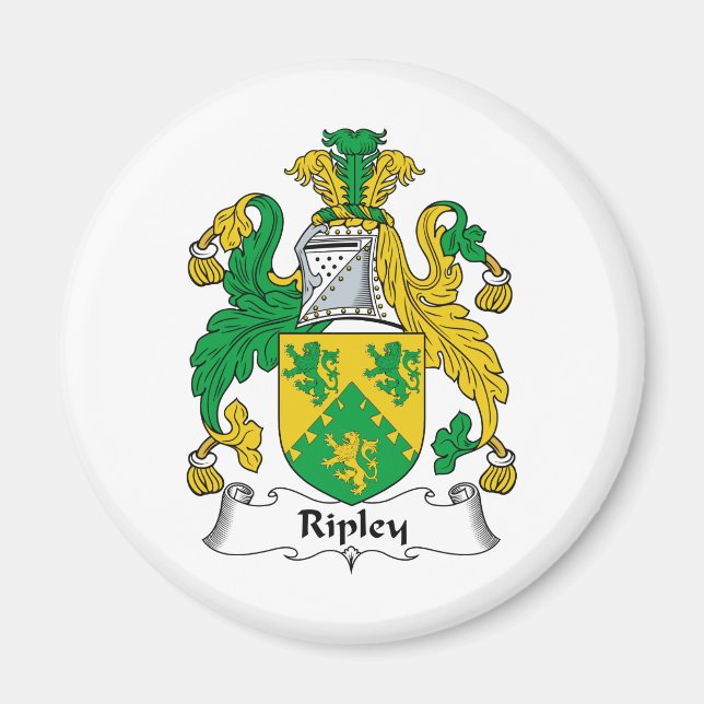Íman Ripley Family Crest (Frente)