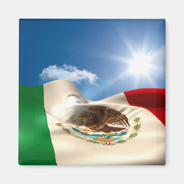 Íman Rippling de Sinalizador do México Gerado Digitalme (Frente)