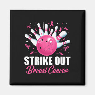 Íman Riscar Os Pinos Da Bola de boliche Cancer Da Mama 