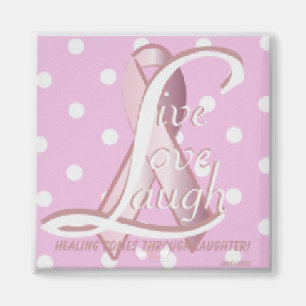 Íman Riso vivo Magnet-Cust. do amor da fita cor-de-rosa