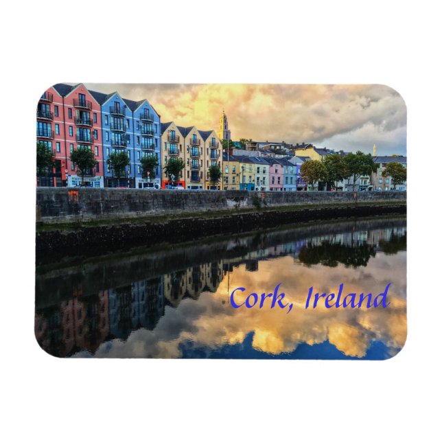 Íman River Lee Cork Ireland Magnet (Horizontal)