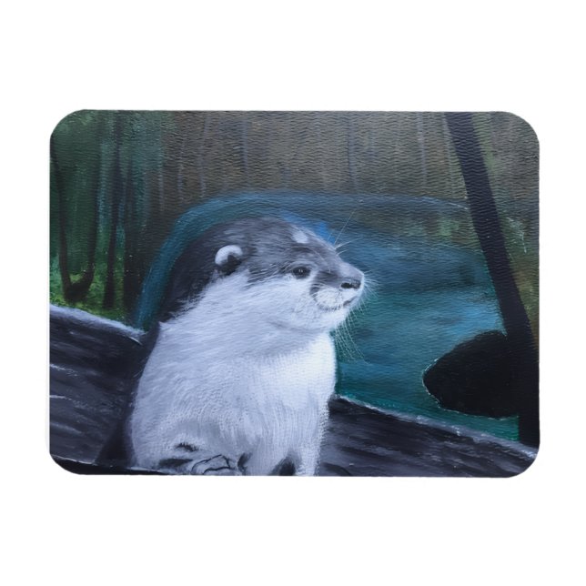 Íman River Otter flexible magnet (Horizontal)