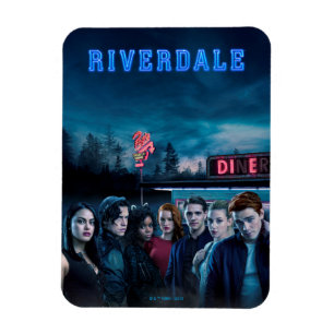 Íman Riverdale Outside Pop Diner Poster