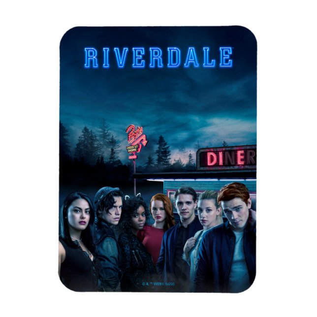 Íman Riverdale Outside Pop Diner Poster (Vertical)