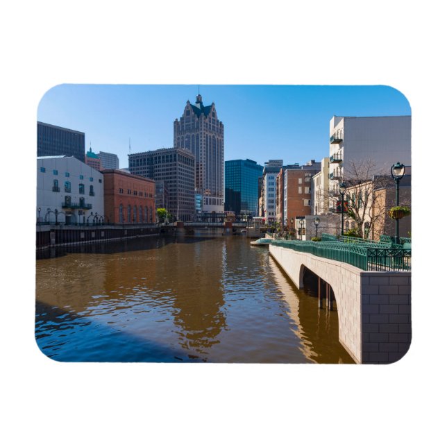 Íman riverfront da rua kilbourn em milwaukee (Horizontal)