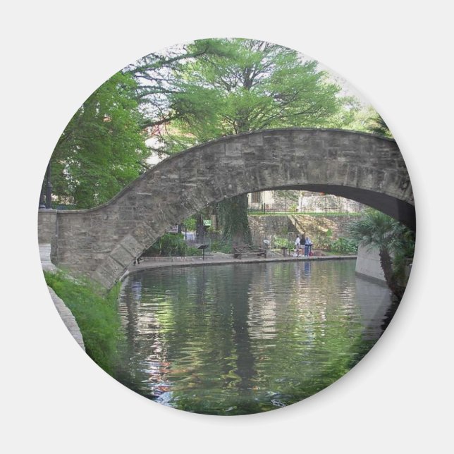 Íman Riverwalk de San Antonio Bridges (Frente)