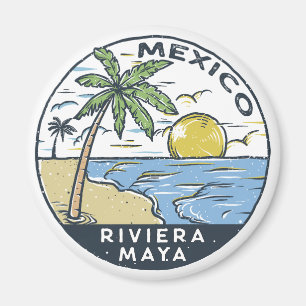 Íman Riviera Maya México Vintage