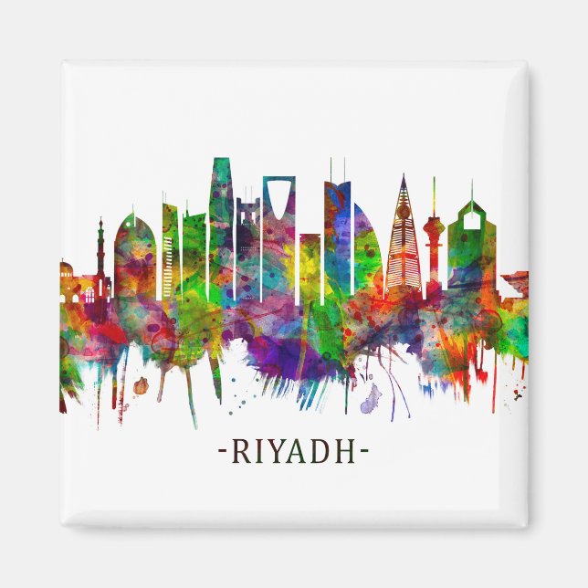 Íman Riyadh Arábia Saudita Skyline (Frente)