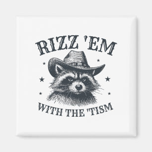 Íman Rizz Em Com O Autismo Do Raccoon Do Cowboy Do Tism