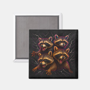 Íman Rizz Em Com O Tism Meme Autismo Raccoon Engraçado