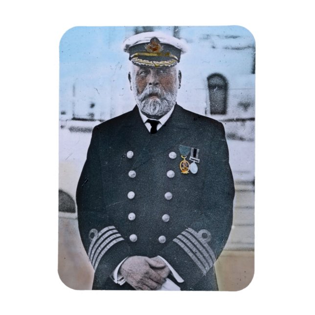 Íman RMS Titanic Capitão Edward J. Smith (Vertical)