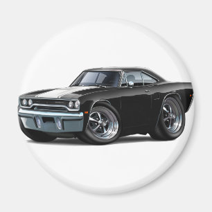 Íman Roadrunner 1970 Preto-Branco