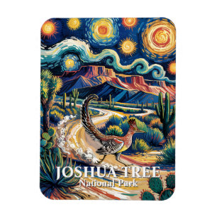 Íman Roadrunner de Joshua Tree Van Gogh Noite Personali