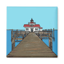 Roanoke Marshes Lighthouse- Magnet