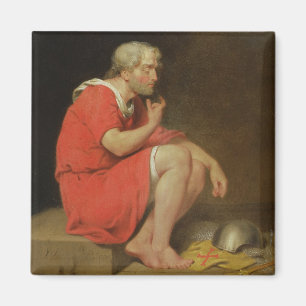 Íman Robert (c.1054-1134) Duque da Normandia na prisão,