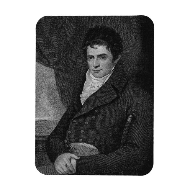 Íman Robert Fulton (1765-1815), gravado por George Park (Vertical)