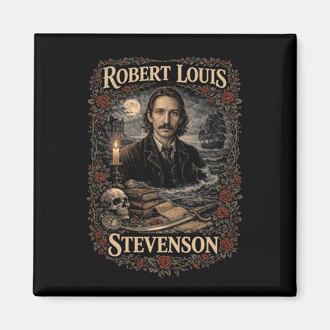 Íman Robert Louis Stevenson (Frente)