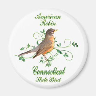 Íman Robin Connecticut State Bird