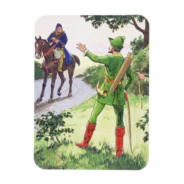 Íman Robin Hood, do "Peeps into the Past", publicado (Vertical)