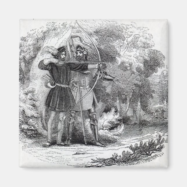 Íman Robin Hood e Little John (Frente)