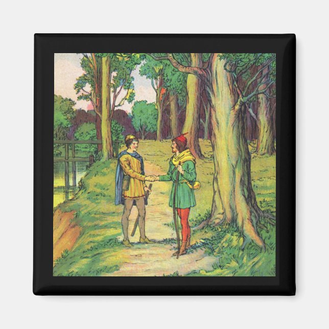 Íman Robin Hood e Pequeno João  (Frente)