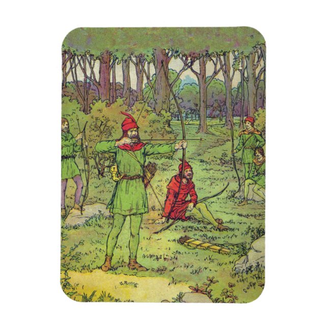 Íman Robin Hood na Floresta  (Vertical)