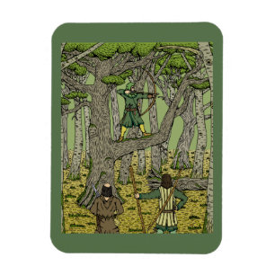Íman Robin Hood na Floresta de Sherwood