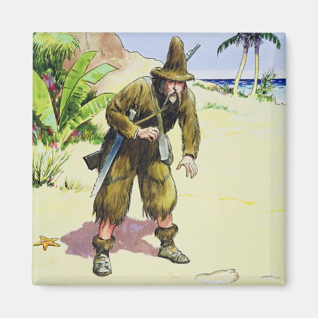 Íman Robinson Crusoe, de "Peeps into the Past", publi (Frente)