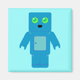 Íman Robô azul