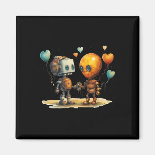 Íman Robô de Amor do Dia dos Namorados Engraçado e Incr