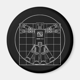 Íman Robô de da Vinci Vitruvian